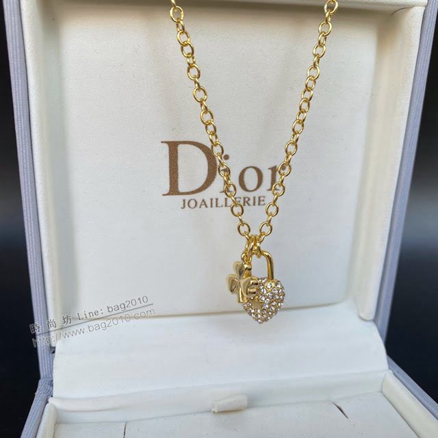 Dior飾品 迪奧經典熱銷款JADIOR復古三葉草項鏈  zgd1450